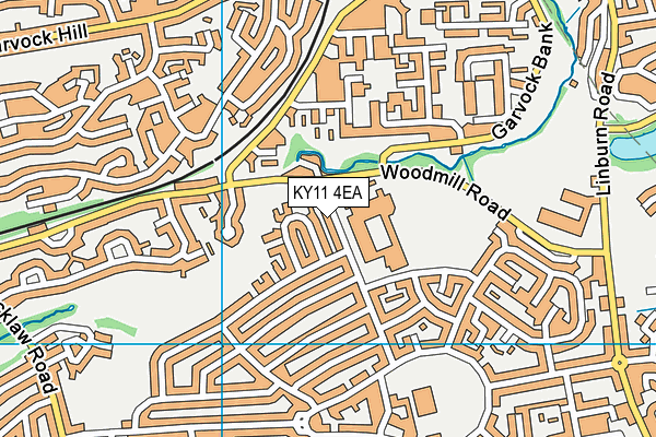KY11 4EA map - OS VectorMap District (Ordnance Survey) KY11 4EA map - OS VectorMap District (Ordnance Survey)