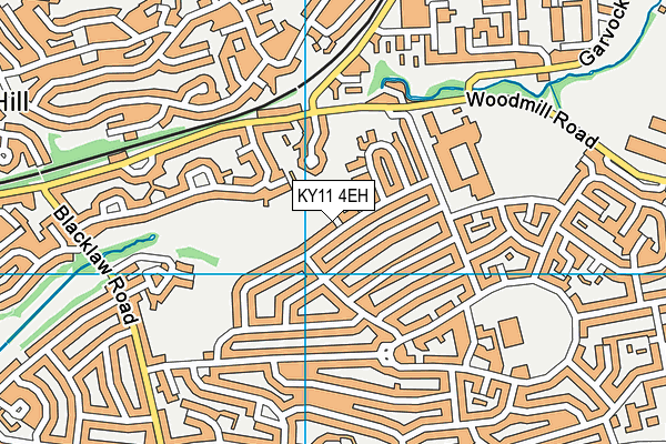KY11 4EH map - OS VectorMap District (Ordnance Survey) KY11 4EH map - OS VectorMap District (Ordnance Survey)