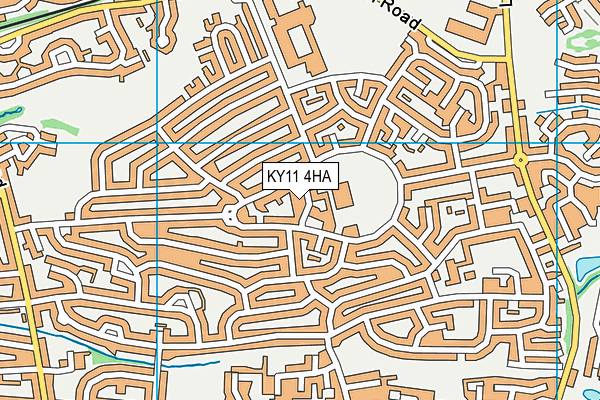 KY11 4HA map - OS VectorMap District (Ordnance Survey) KY11 4HA map - OS VectorMap District (Ordnance Survey)
