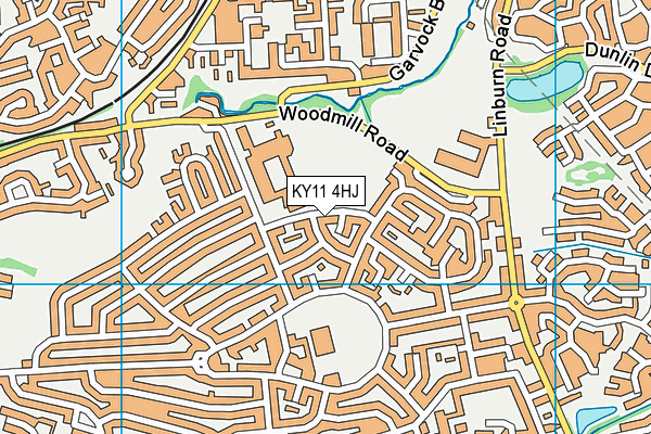 KY11 4HJ map - OS VectorMap District (Ordnance Survey) KY11 4HJ map - OS VectorMap District (Ordnance Survey)