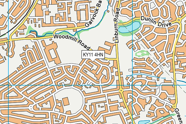 KY11 4HN map - OS VectorMap District (Ordnance Survey) KY11 4HN map - OS VectorMap District (Ordnance Survey)