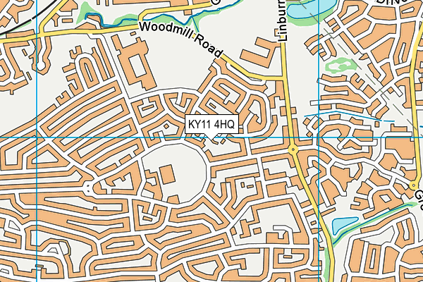 KY11 4HQ map - OS VectorMap District (Ordnance Survey) KY11 4HQ map - OS VectorMap District (Ordnance Survey)