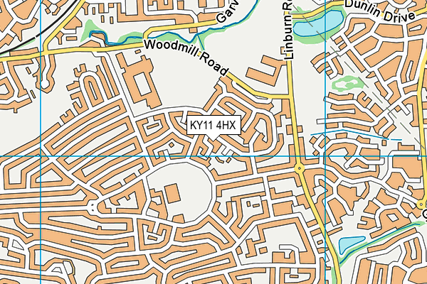 KY11 4HX map - OS VectorMap District (Ordnance Survey) KY11 4HX map - OS VectorMap District (Ordnance Survey)