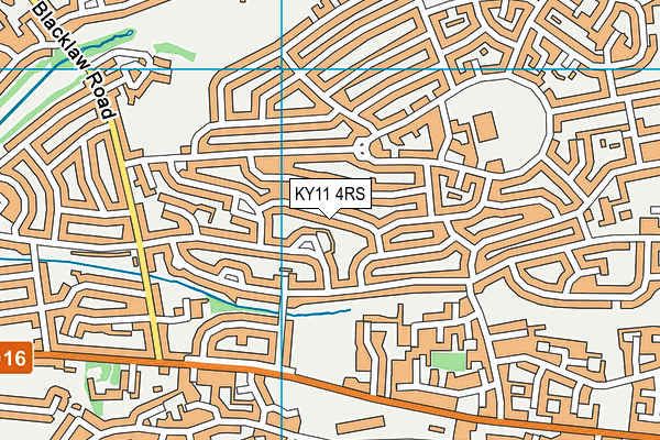 KY11 4RS map - OS VectorMap District (Ordnance Survey) KY11 4RS map - OS VectorMap District (Ordnance Survey)