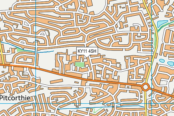 KY11 4SH map - OS VectorMap District (Ordnance Survey) KY11 4SH map - OS VectorMap District (Ordnance Survey)