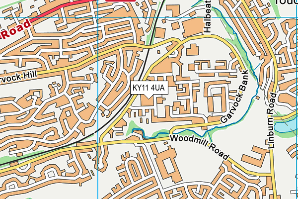 KY11 4UA map - OS VectorMap District (Ordnance Survey) KY11 4UA map - OS VectorMap District (Ordnance Survey)