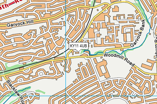 KY11 4UB map - OS VectorMap District (Ordnance Survey) KY11 4UB map - OS VectorMap District (Ordnance Survey)