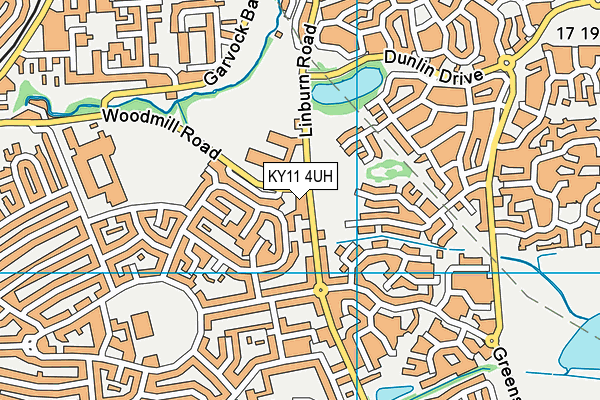 KY11 4UH map - OS VectorMap District (Ordnance Survey) KY11 4UH map - OS VectorMap District (Ordnance Survey)