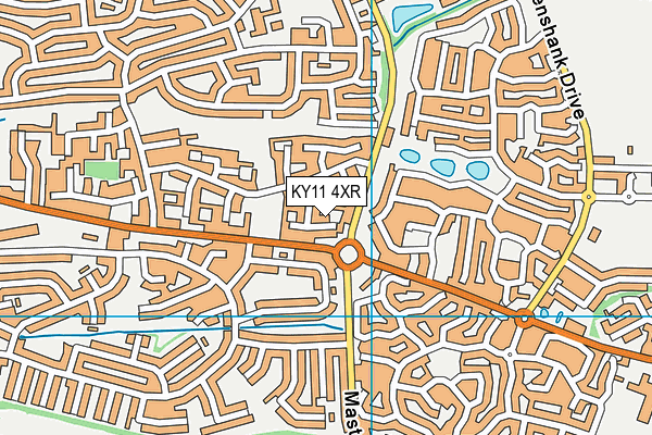 KY11 4XR map - OS VectorMap District (Ordnance Survey) KY11 4XR map - OS VectorMap District (Ordnance Survey)
