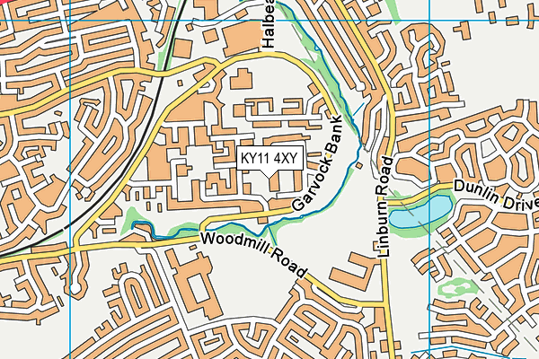 KY11 4XY map - OS VectorMap District (Ordnance Survey) KY11 4XY map - OS VectorMap District (Ordnance Survey)