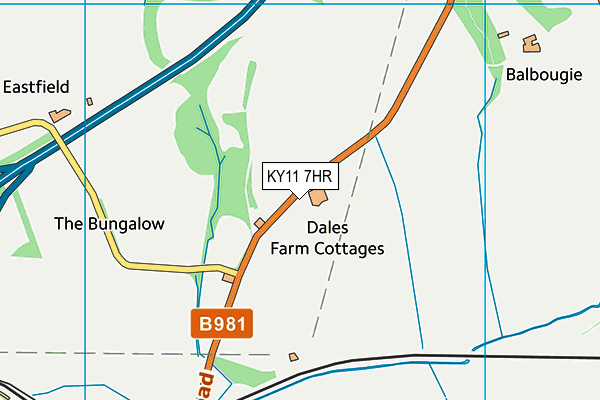KY11 7HR map - OS VectorMap District (Ordnance Survey) KY11 7HR map - OS VectorMap District (Ordnance Survey)