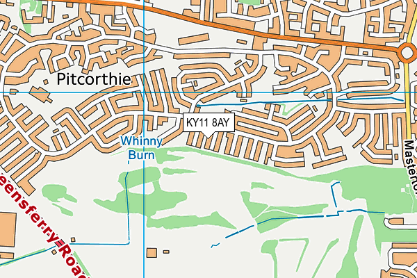 KY11 8AY map - OS VectorMap District (Ordnance Survey) KY11 8AY map - OS VectorMap District (Ordnance Survey)