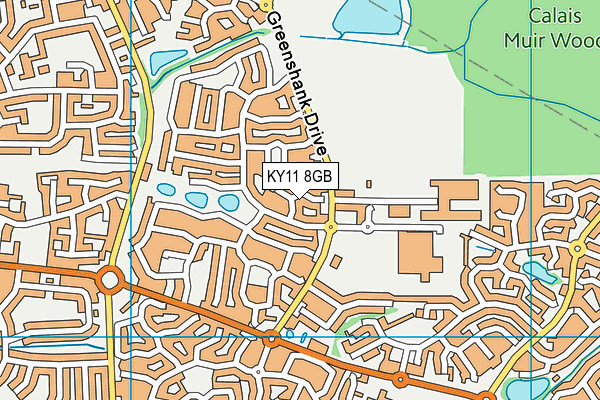 KY11 8GB map - OS VectorMap District (Ordnance Survey) KY11 8GB map - OS VectorMap District (Ordnance Survey)