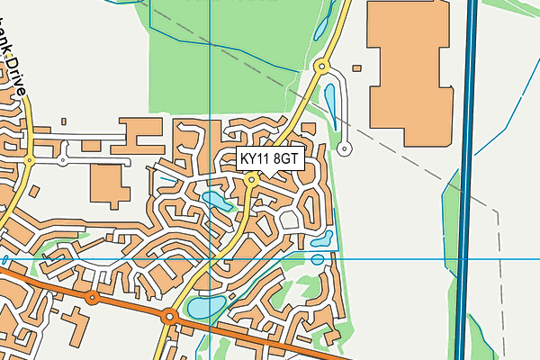 KY11 8GT map - OS VectorMap District (Ordnance Survey) KY11 8GT map - OS VectorMap District (Ordnance Survey)