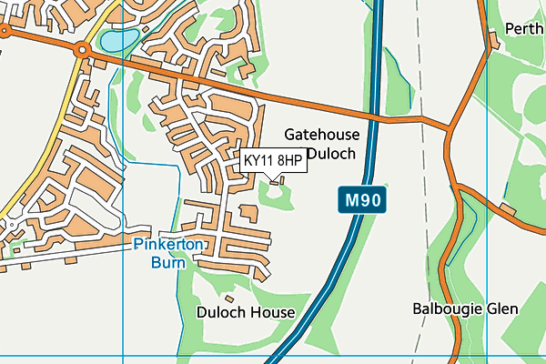 KY11 8HP map - OS VectorMap District (Ordnance Survey) KY11 8HP map - OS VectorMap District (Ordnance Survey)