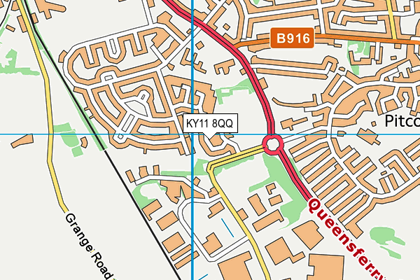 KY11 8QQ map - OS VectorMap District (Ordnance Survey) KY11 8QQ map - OS VectorMap District (Ordnance Survey)