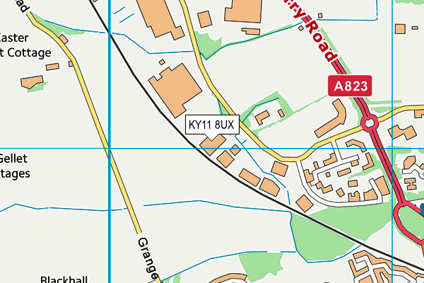 KY11 8UX map - OS VectorMap District (Ordnance Survey) KY11 8UX map - OS VectorMap District (Ordnance Survey)