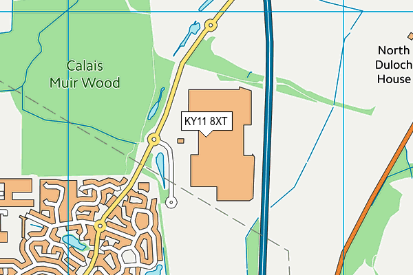 KY11 8XT map - OS VectorMap District (Ordnance Survey) KY11 8XT map - OS VectorMap District (Ordnance Survey)