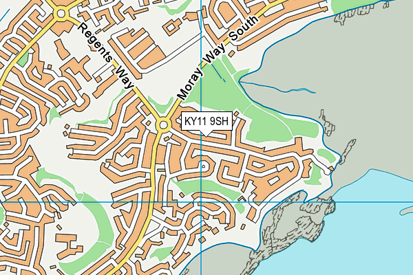 KY11 9SH map - OS VectorMap District (Ordnance Survey) KY11 9SH map - OS VectorMap District (Ordnance Survey)