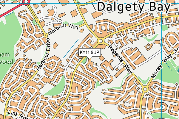 KY11 9UP map - OS VectorMap District (Ordnance Survey) KY11 9UP map - OS VectorMap District (Ordnance Survey)