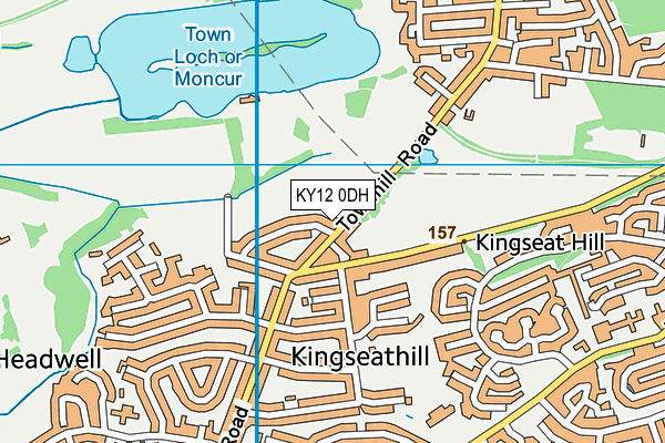 KY12 0DH map - OS VectorMap District (Ordnance Survey) KY12 0DH map - OS VectorMap District (Ordnance Survey)