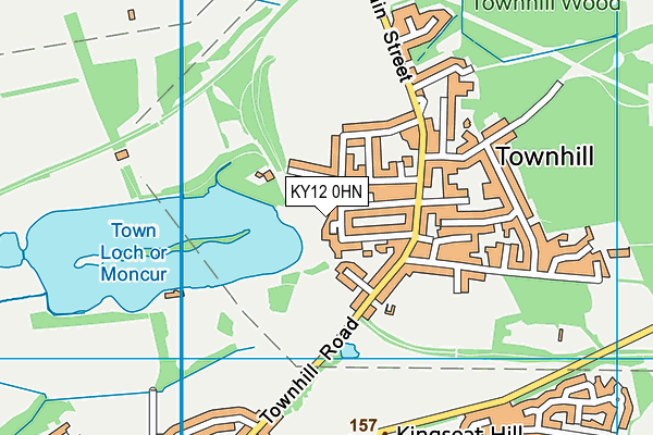 KY12 0HN map - OS VectorMap District (Ordnance Survey)