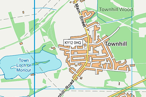 KY12 0HQ map - OS VectorMap District (Ordnance Survey) KY12 0HQ map - OS VectorMap District (Ordnance Survey)