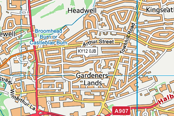 KY12 0JB map - OS VectorMap District (Ordnance Survey) KY12 0JB map - OS VectorMap District (Ordnance Survey)