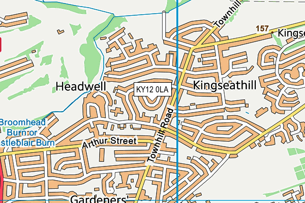 KY12 0LA map - OS VectorMap District (Ordnance Survey) KY12 0LA map - OS VectorMap District (Ordnance Survey)