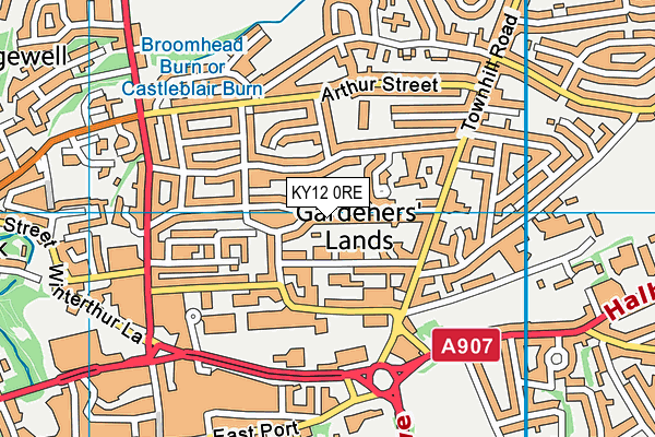 KY12 0RE map - OS VectorMap District (Ordnance Survey) KY12 0RE map - OS VectorMap District (Ordnance Survey)