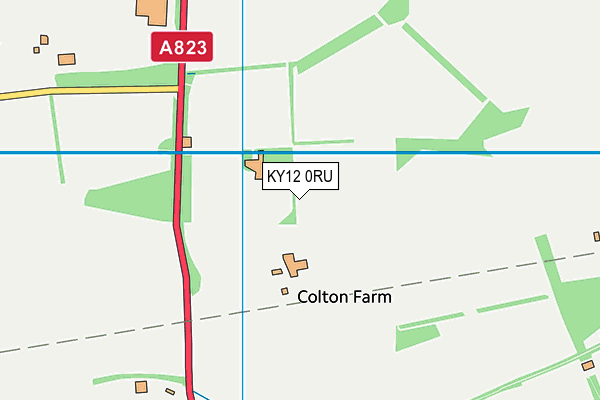 KY12 0RU map - OS VectorMap District (Ordnance Survey)