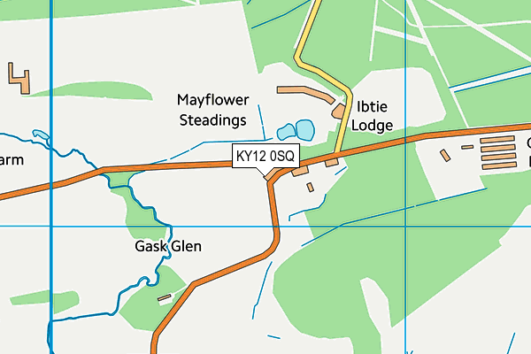 KY12 0SQ map - OS VectorMap District (Ordnance Survey)