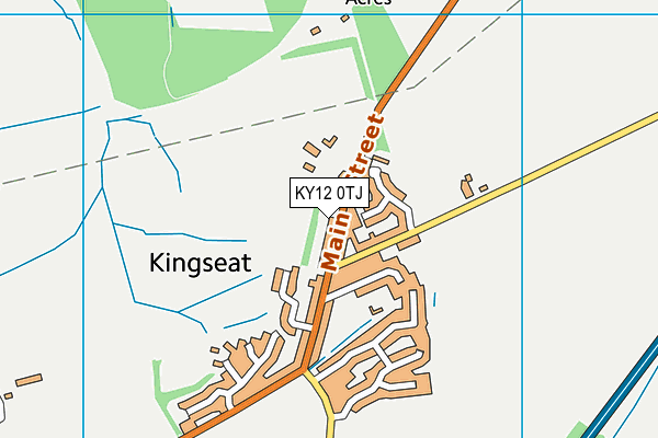 KY12 0TJ map - OS VectorMap District (Ordnance Survey)