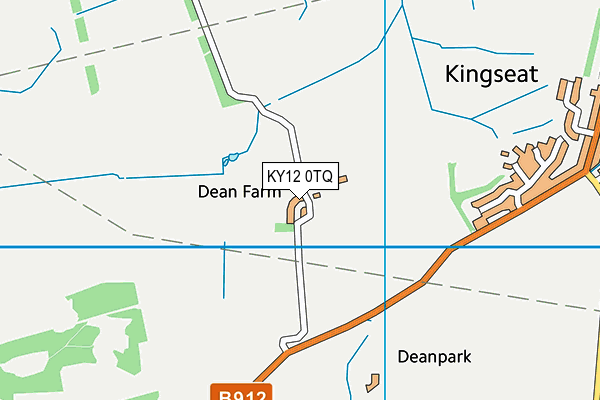 KY12 0TQ map - OS VectorMap District (Ordnance Survey)