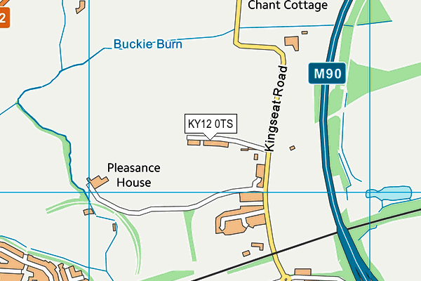 KY12 0TS map - OS VectorMap District (Ordnance Survey)