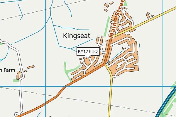 KY12 0UQ map - OS VectorMap District (Ordnance Survey)