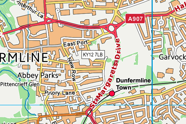 KY12 7LB map - OS VectorMap District (Ordnance Survey) KY12 7LB map - OS VectorMap District (Ordnance Survey)