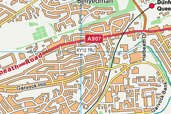 KY12 7RJ map - OS VectorMap District (Ordnance Survey) KY12 7RJ map - OS VectorMap District (Ordnance Survey)