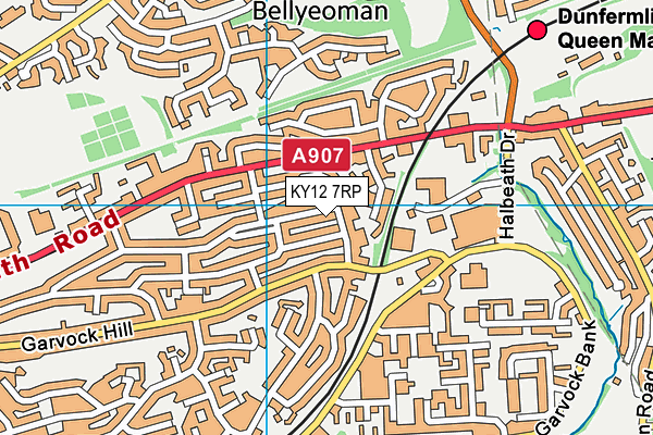 KY12 7RP map - OS VectorMap District (Ordnance Survey) KY12 7RP map - OS VectorMap District (Ordnance Survey)