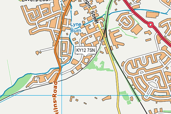 KY12 7SN map - OS VectorMap District (Ordnance Survey) KY12 7SN map - OS VectorMap District (Ordnance Survey)