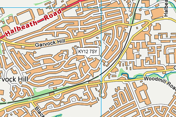 KY12 7SY map - OS VectorMap District (Ordnance Survey) KY12 7SY map - OS VectorMap District (Ordnance Survey)