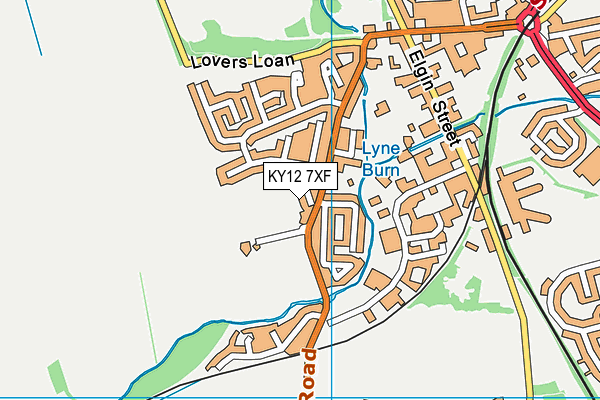 KY12 7XF map - OS VectorMap District (Ordnance Survey) KY12 7XF map - OS VectorMap District (Ordnance Survey)