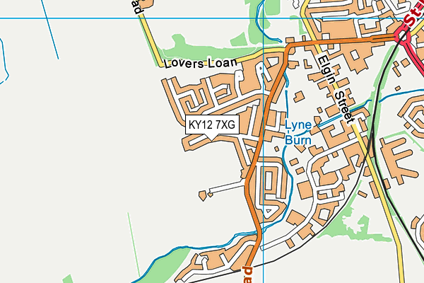 KY12 7XG map - OS VectorMap District (Ordnance Survey) KY12 7XG map - OS VectorMap District (Ordnance Survey)