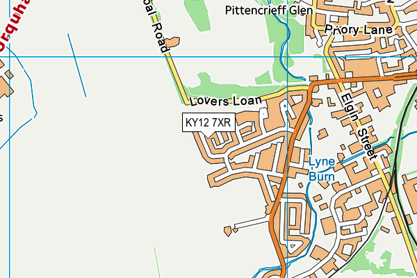 KY12 7XR map - OS VectorMap District (Ordnance Survey) KY12 7XR map - OS VectorMap District (Ordnance Survey)