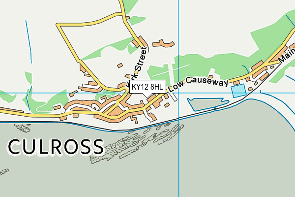 KY12 8HL map - OS VectorMap District (Ordnance Survey)