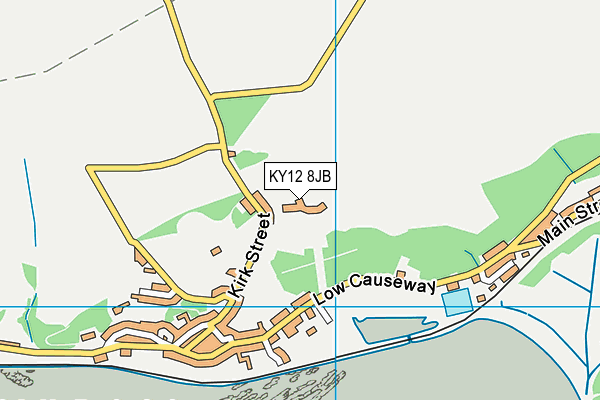 KY12 8JB map - OS VectorMap District (Ordnance Survey) KY12 8JB map - OS VectorMap District (Ordnance Survey)