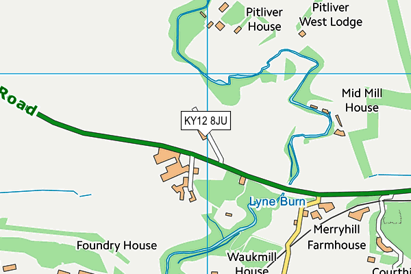 KY12 8JU map - OS VectorMap District (Ordnance Survey) KY12 8JU map - OS VectorMap District (Ordnance Survey)