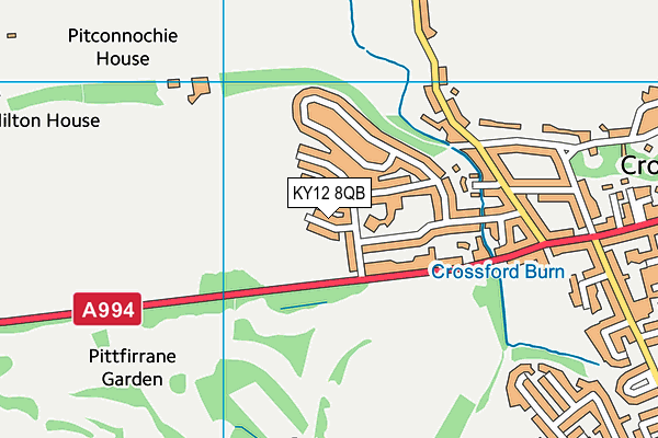 KY12 8QB map - OS VectorMap District (Ordnance Survey) KY12 8QB map - OS VectorMap District (Ordnance Survey)