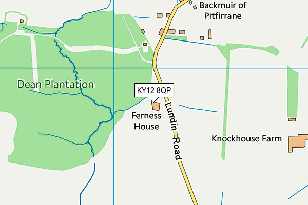 KY12 8QP map - OS VectorMap District (Ordnance Survey) KY12 8QP map - OS VectorMap District (Ordnance Survey)