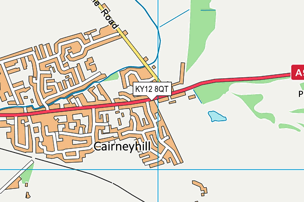 KY12 8QT map - OS VectorMap District (Ordnance Survey) KY12 8QT map - OS VectorMap District (Ordnance Survey)